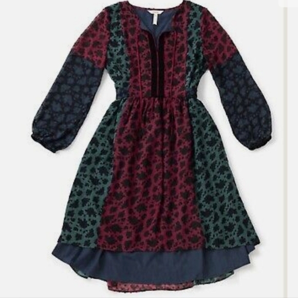 NEW Matilda Jane A LITTLE PARTY Dress Hi Lo Swiss Dot Ties Size M Medium - Picture 2 of 12